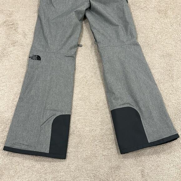 THE NORTH FACE Heathered Gray Freedom Insulated Winter Snow Pants Bottoms XS - Picture 7 of 16